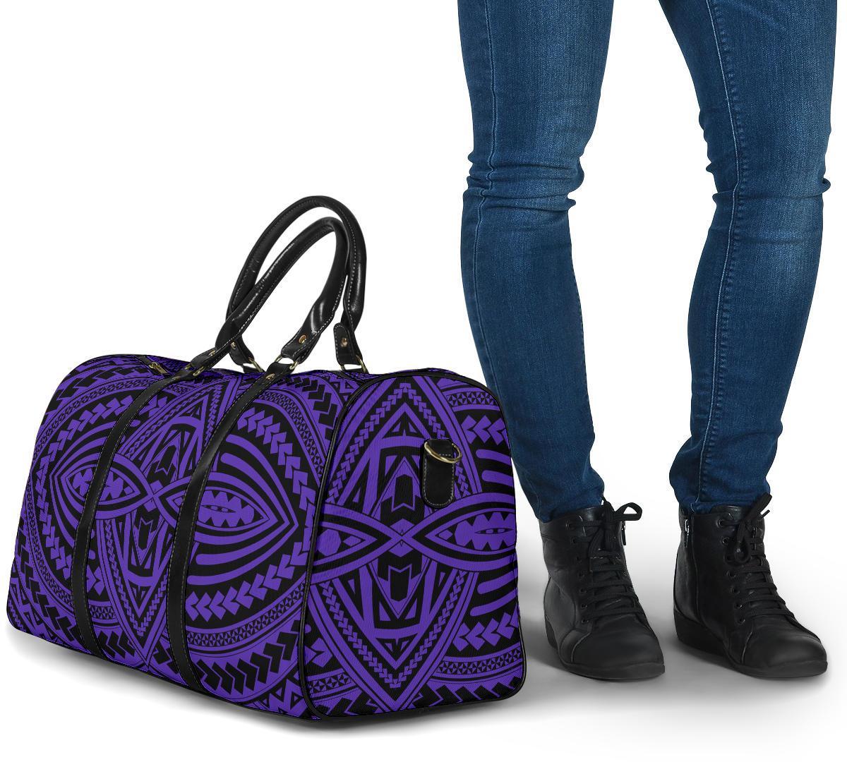 Polynesian Seamless Violet Hawaii Travel Bag - Polynesian Pride