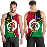 Vanuatu Flag Design Men Tank Top - Polynesian Pride