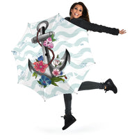 Anchor Hibiscus Umbrella - Polynesian Pride