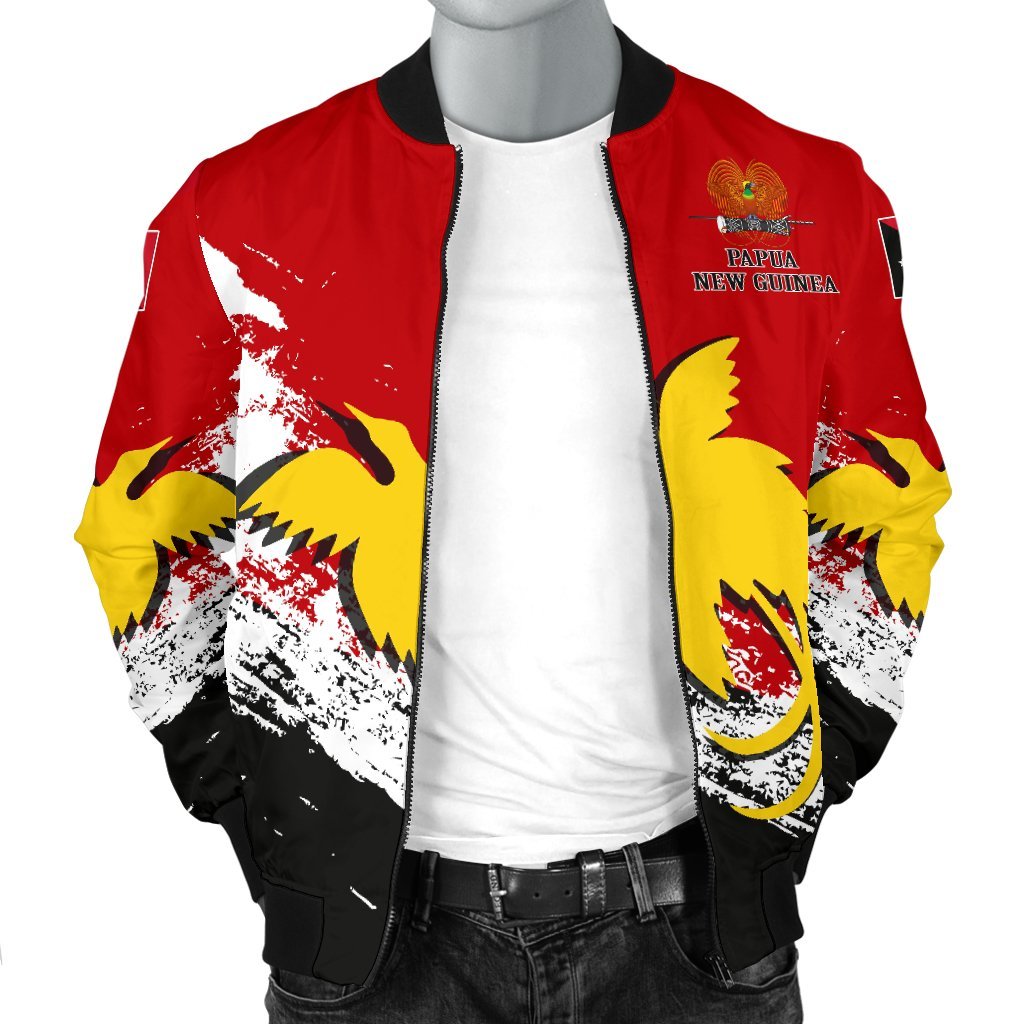 Papua New Guinea Special Men's Bomber Jacket - Polynesian Pride