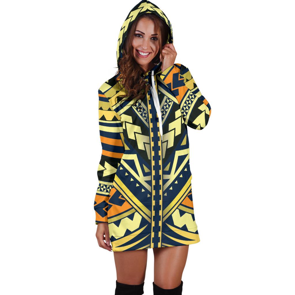 Polynesian Tattoo Women's Hoodie Dress - Polynesian Pride