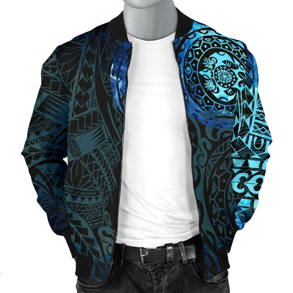 Polynesian Tattoo Style Men's Bomber Jacket Special - Polynesian Pride
