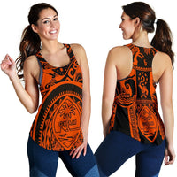 Polynesian Racerback Tanks - Guam Flag, Seal with Maui Moana Tattoo - Polynesian Pride