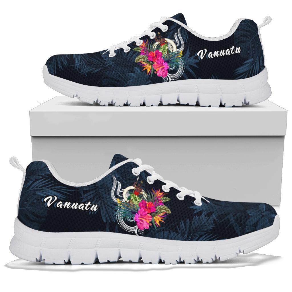 Vanuatu Polynesian Sneakers - Tropical Flower - Polynesian Pride