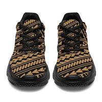 Polynesian Nation Gold Chunky Sneakers - Polynesian Pride