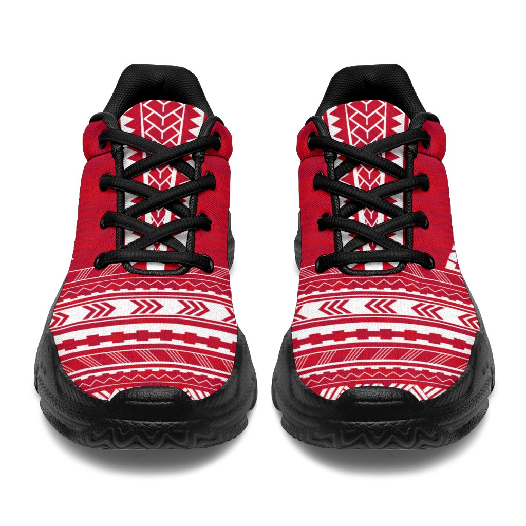 French Polynesia Chunky Sneakers - Polynesian Chief Flag Version - Polynesian Pride