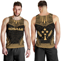 Kosrae Men's Tank Top - Polynesian Chief Gold Version - Polynesian Pride
