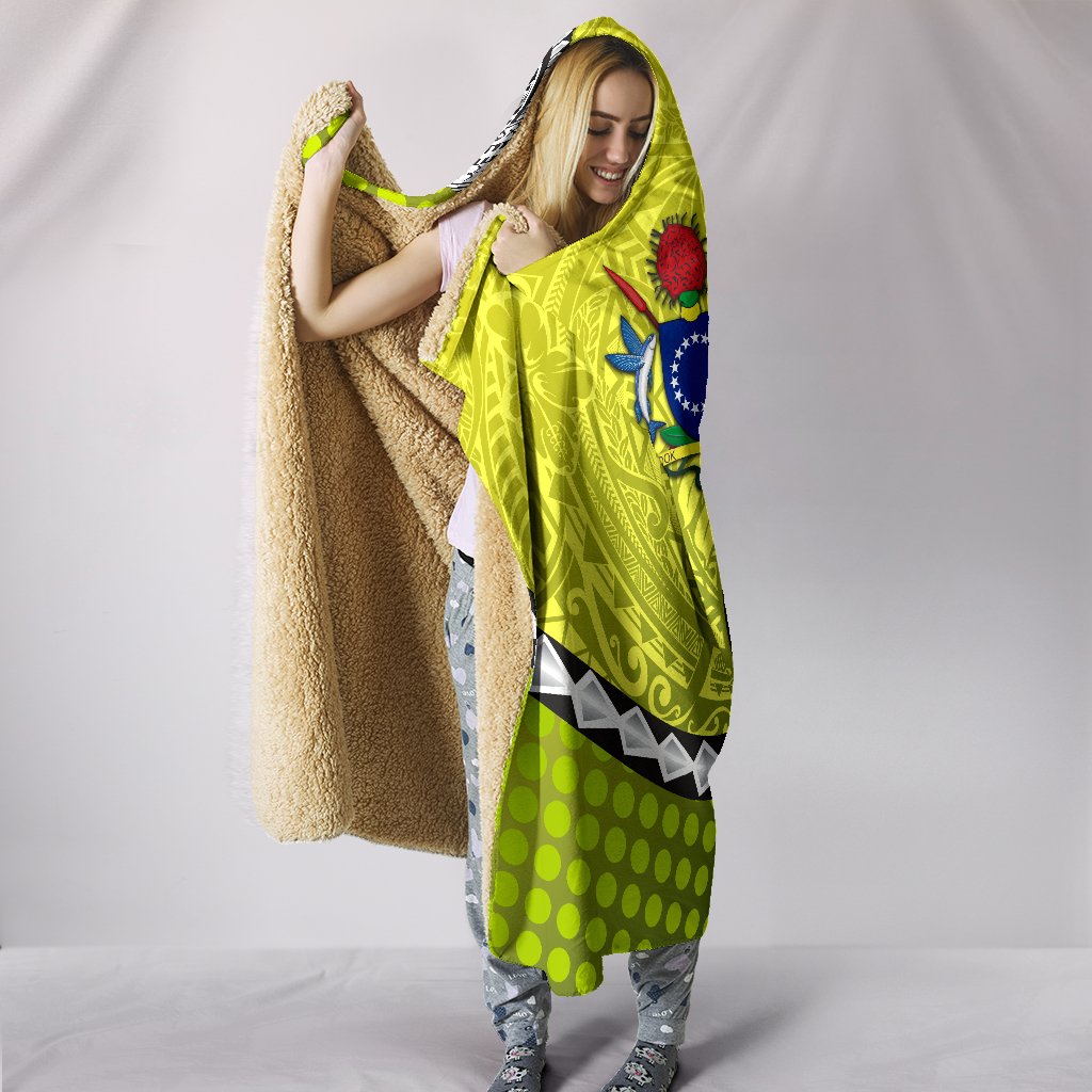 Cook Islands Rugby Hooded Blanket Version Special - Polynesian Pride