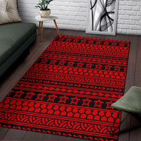 Hawaii Area Rug Polynesian Tattoo Tribal AH - Polynesian Pride