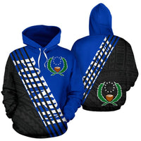 Pohnpei Polynesian Hoodie Pohnpei Flag Unisex White - Polynesian Pride