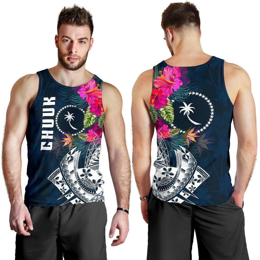 Chuuk Men's Tank Top - Chuuk Summer Vibes - Polynesian Pride
