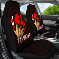 Tonga Car Seat Covers - Tonga In Me (Red) - Polynesian Pride