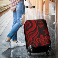 Guam Polynesian Luggage Covers - Red Tentacle Turtle - Polynesian Pride