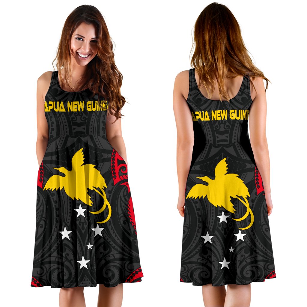 Papua New Guinea Midi Dress - Papua New Guinea Spirit - Polynesian Pride
