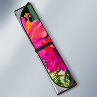 Pohnpei Auto Sun Shades - Hibiscus Pattern - Polynesian Pride