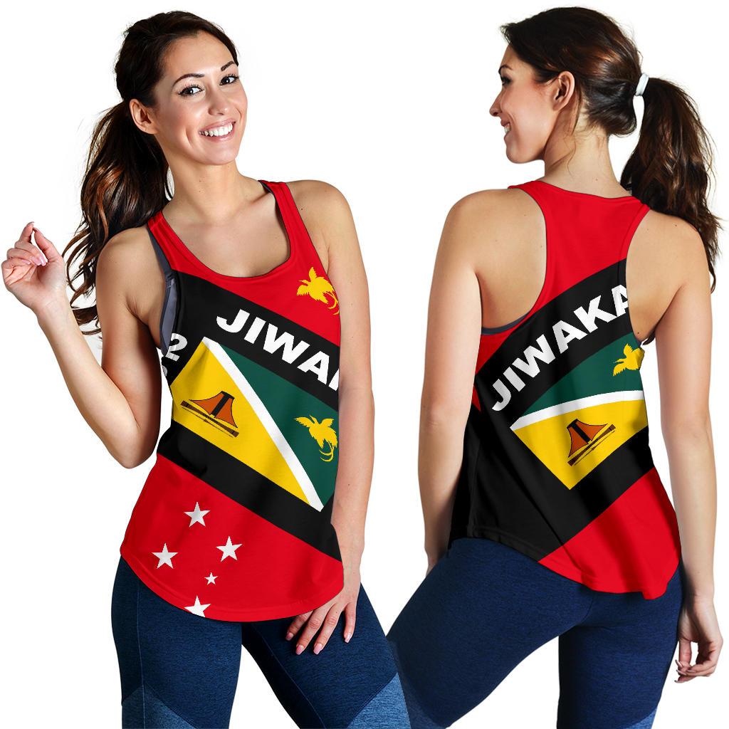 Papua New Guinea Women's Racerback Tank - Jiwaka Province - Polynesian Pride