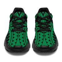 Polynesian Tradition Green Chunky Sneakers - Polynesian Pride