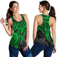 Pohnpei Polynesian Racerback Tank (Women) - Polynesian Green Turtle - Polynesian Pride