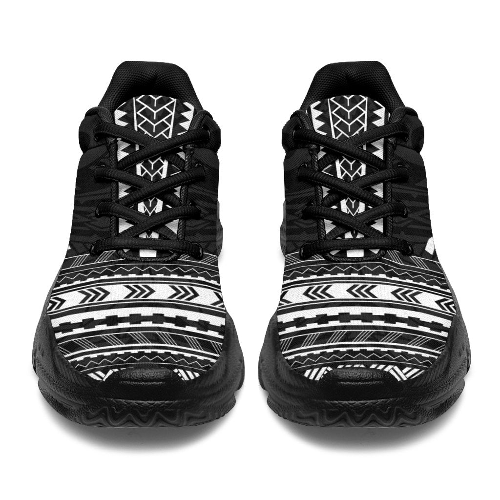 Pohnpei Chunky Sneakers - Polynesian Chief Black Version - Polynesian Pride