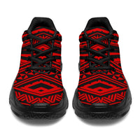Polynesian Tatau Red Chunky Sneakers - Polynesian Pride