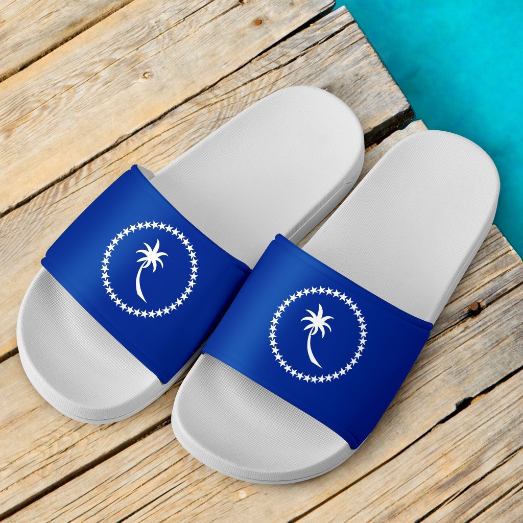 Chuuk Sandals - Flag Of Chuuk White - Polynesian Pride