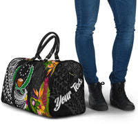 Pohnpei State Travel Bag - Custom Personalised Seal Spiral Polynesian Patterns - Polynesian Pride