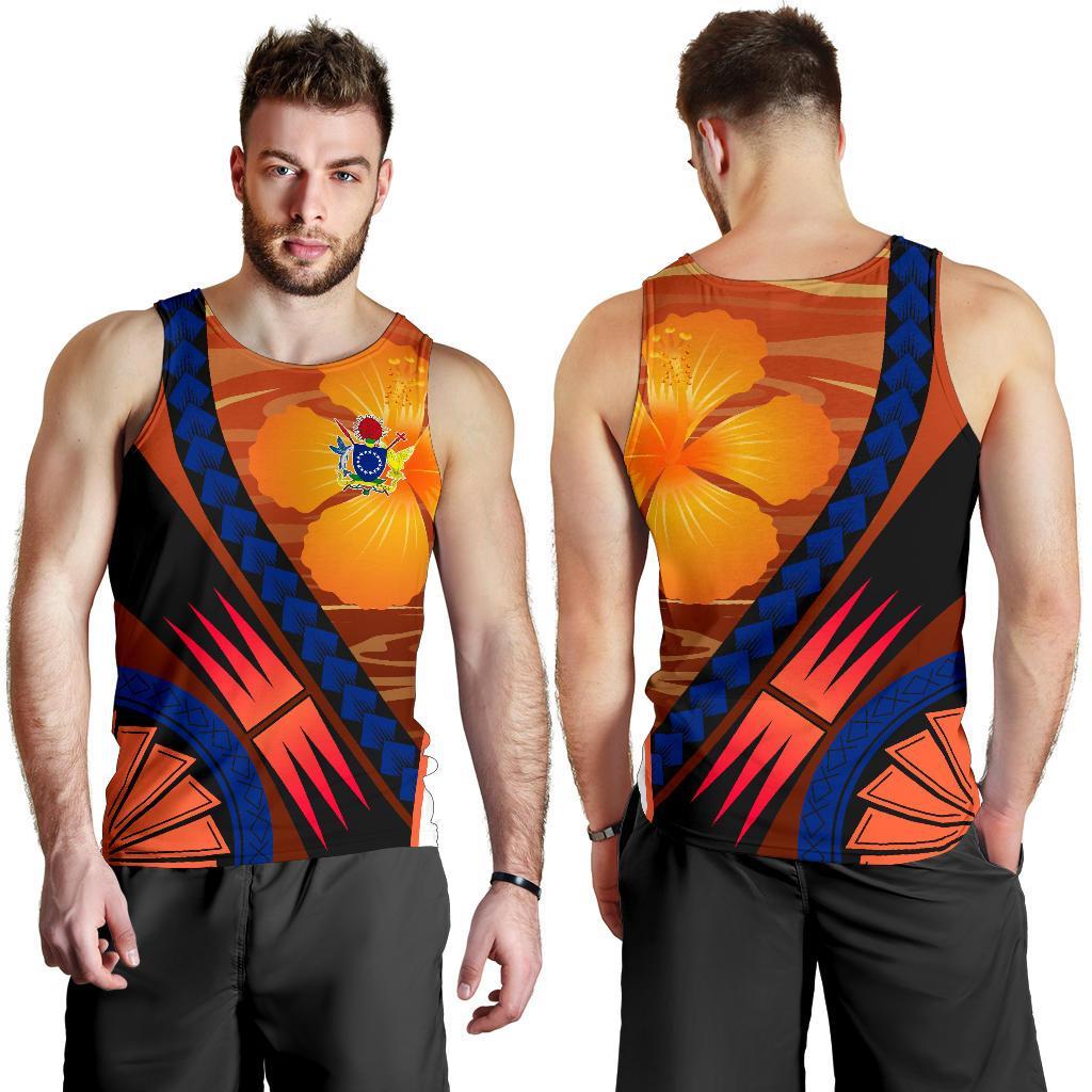 Cook Islands Polynesian Men Tank Top - Sport Style - Polynesian Pride
