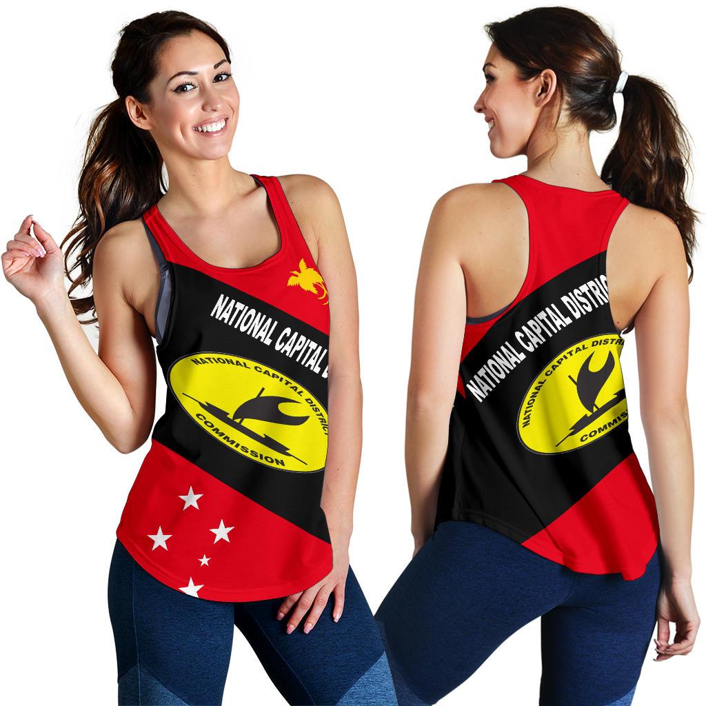 Papua New Guinea Women's Racerback Tank - National Capital District Province - Polynesian Pride