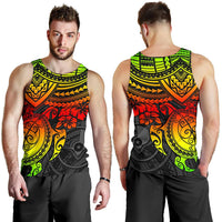 Yap Polynesian Tank Top (Men) - Reggae Turtle - Polynesian Pride