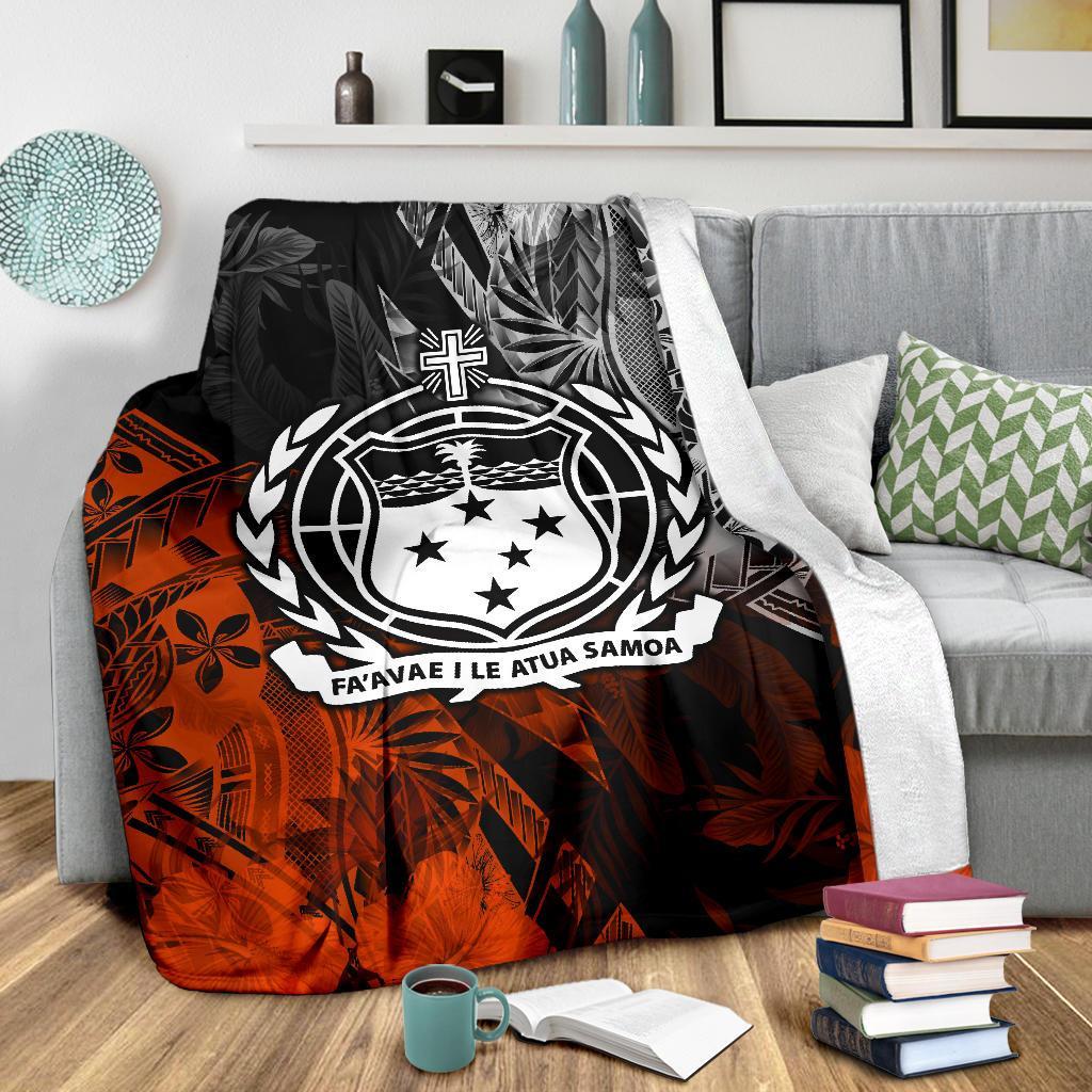Samoa Polynesian Premium Blanket - Vintage Polynesian Style - Polynesian Pride