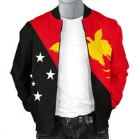 Papua New Guinea Flag Men's Bomber Jackets - Polynesian Pride