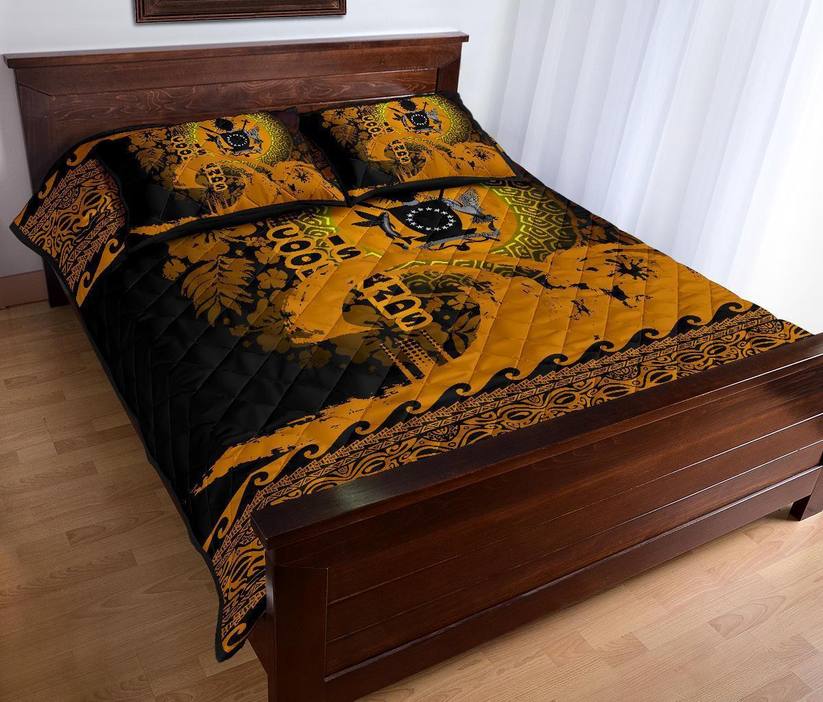 Cook Island Quilt Bed Sets Wave Gold - Polynesian Pride