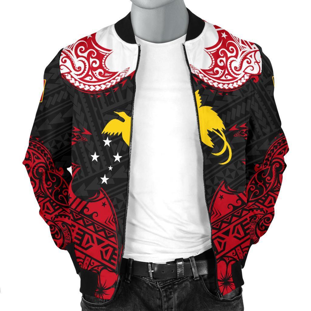 Papua New Guinea Men's Bomber Jacket Melanesia - Polynesian Pride