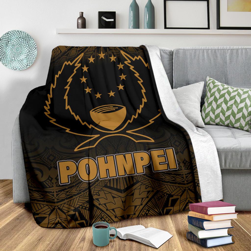 Pohnpei Premium Blanket - Gold Fog Style - Polynesian Pride