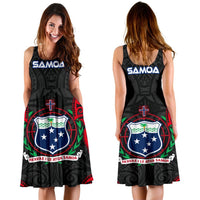 Samoa Polynesian Midi Dress - Samoan Spirit - Polynesian Pride