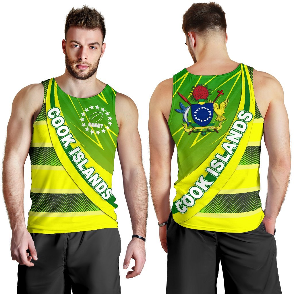 Combo Men Tank Top and Men Short Cook Islands Victorian Vibes - Polynesian Pride