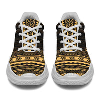 American Samoa Chunky Sneakers - Polynesian Chief Gold Version - Polynesian Pride