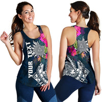 Polynesian Custom Personalised Women's Racerback Tank - Summer Vibes - Polynesian Pride