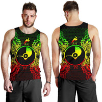 Yap Polynesian Men Tank Top Map Reggae - Polynesian Pride
