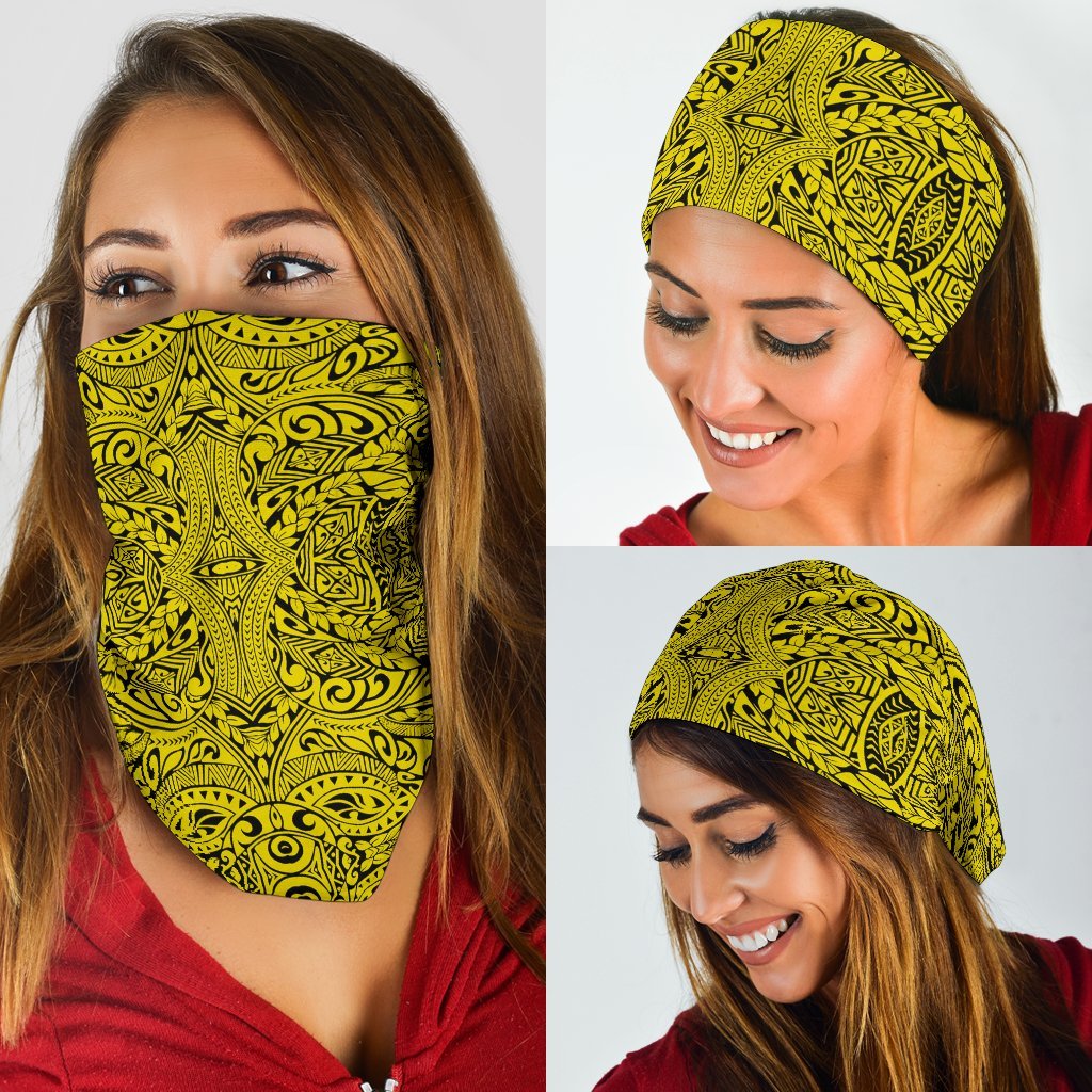 Polynesian Culture Yellow Bandana 3 - Pack - Polynesian Pride