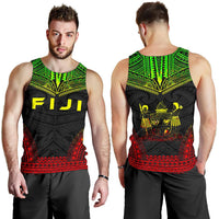 Fiji Men's Tank Top - Polynesian Chief Reggae Version - Polynesian Pride