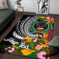 Pohnpei State Area Rug - Custom Personalised Seal Spiral Polynesian Patterns - Polynesian Pride