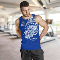 Samoa Tattoo Rugby Style Men's Tank Top K4 - Polynesian Pride