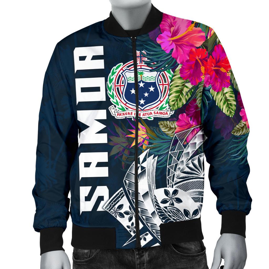 Samoa Men's Bomber Jacket - Samoan Summer Vibes - Polynesian Pride