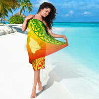 Kanaka Maoli Map Polynesian Sarong - Turtle Style - Polynesian Pride