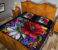 Blooming Flower Quilt Bed Set - Polynesian Pride