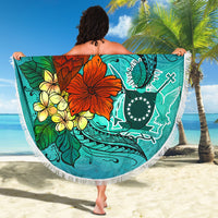 Cook Islands Beach Blanket - Tropical Flowers Style - Polynesian Pride
