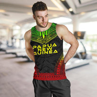 Papua New Guinea Men's Tank Top - Polynesian Chief Reggae Version - Polynesian Pride