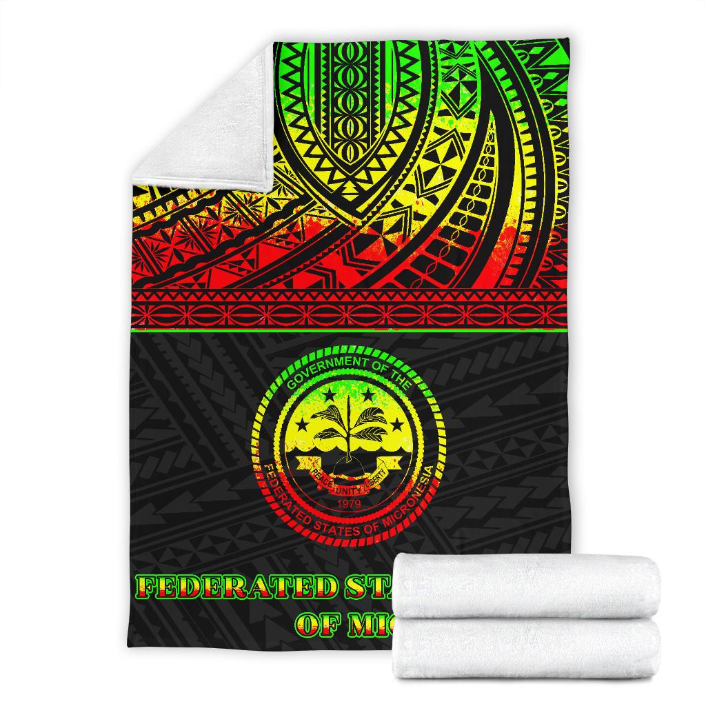 Federated States of Micronesia Premium Blanket - Micronesian Reggae Version - Polynesian Pride