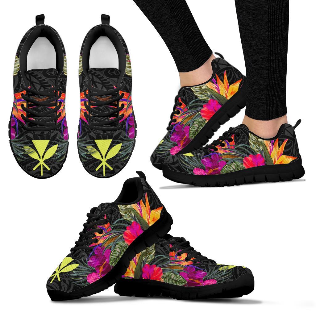 Hawaii Sneakers - Hibiscus Polynesian Pattern - Polynesian Pride